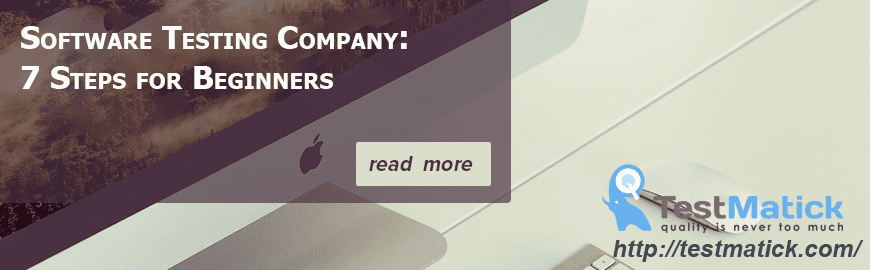Software Testing Company. 7 Steps for Beginners