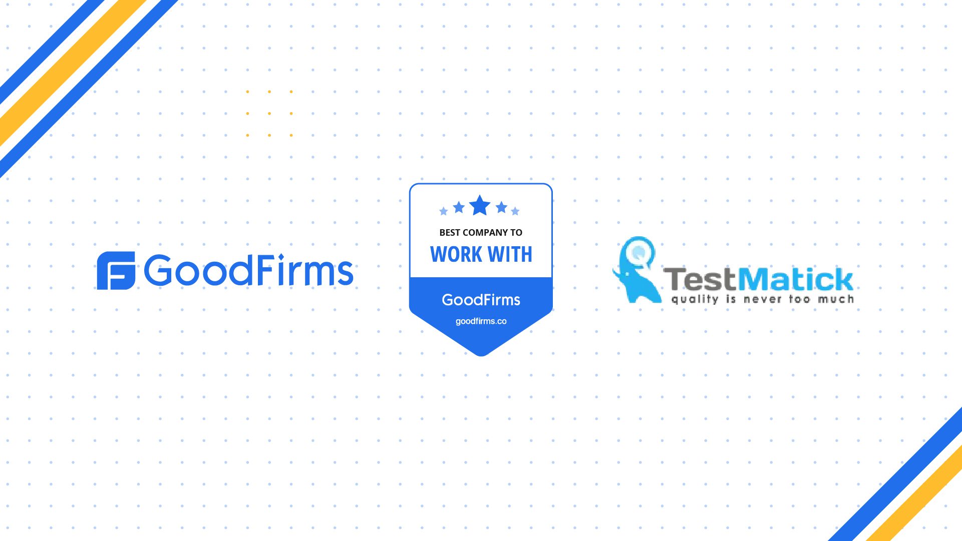 Testmatick визнаний GoodFirms найкращою компанією для роботи